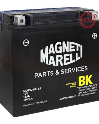 BATTERIA MARELLI YTX20HL-BS HARLEY DAVIDSON 65989-