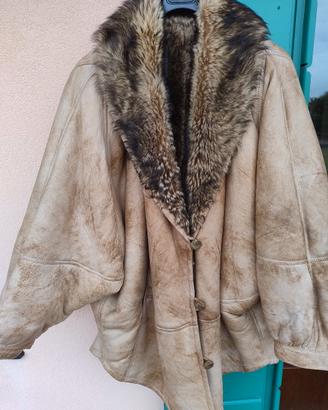 Vintage vero montone originale shearling