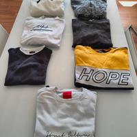 Felpe Uomo Taglie S ed M, Vestibilità simile