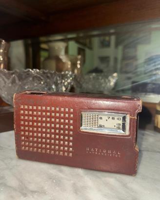 Radio vintage National 6 Transitor T-51 con custod