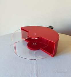 Guzzini portapiatti serie Papillon vintage anni 80