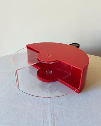 Guzzini portapiatti serie Papillon vintage anni 80