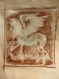 Pegaso litografia 