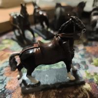 Miniatura vintage di Cavallo da collezione in Meta