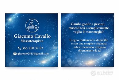 Massoterapista a domicilio