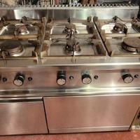 cucina professionale 6 fuochi Alpenninos