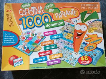 gioco educativo Carotina Parlante 1000 domande