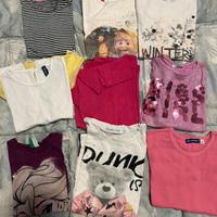 9 magliette inverno bambina