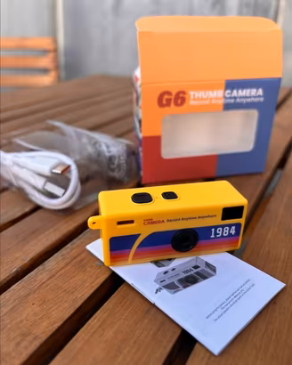 Mini G6, fotocamera in stile Kodak + 64GB Micro SD