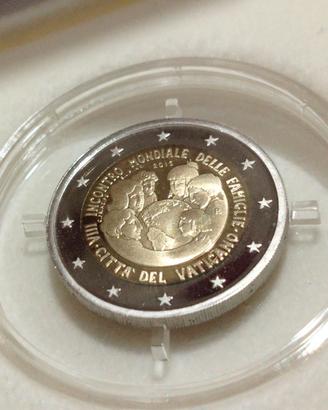 2 Euro Vaticano 2015 Proof Incontro Mondiale Famig