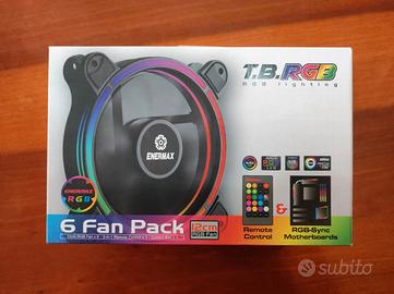 Enermax T.B. RGB 6pz Pack Ventole PC 120mm