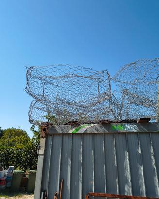 Gabbioni metallici zincati per sassi
