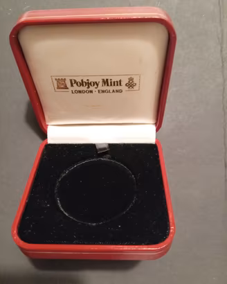 Scrigno  vuoto  per monete  Pobjoy  Mint original
