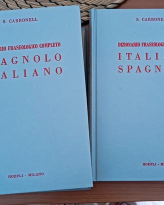 n 2 volumi dizionario spagnolo/italiano 