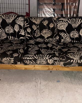 Divano 3 posti IKEA LILLBERG vintage in legno