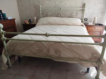 letto matrimoniale ferro battuto 