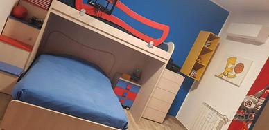 Cameretta qualità 2 letti salvaspazio come nuova