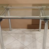 tavolo allungabile in vetro 