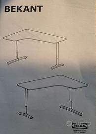 SCRIVANIA ANGOLARE IKEA
