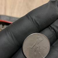 50 lire 977 errore di conio
