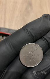 50 lire 977 errore di conio