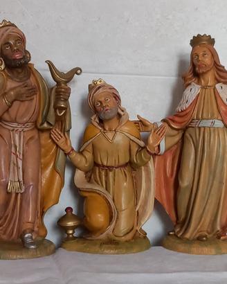 Trittico Re Magi Presepe Euromarchi  cm 25 