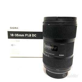 Sigma 18-35mm F/1.8 Dc x Nikon usato