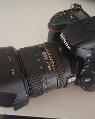 Nikon d610 full frame con Nikon 24-85 mm
