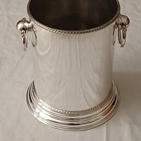 Secchiello portabottiglie in silverplate