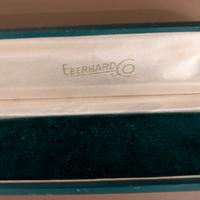 Eberhard & Co. watch box vintage in pelle verde
