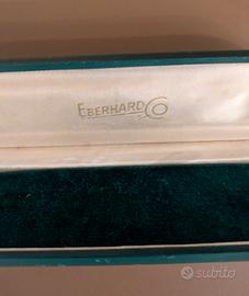 Eberhard & Co. watch box vintage in pelle verde