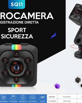 microcamera di sicurezza registrazione diretta