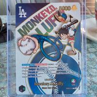 Carta da collezione One Piece Monkey D Luffy 