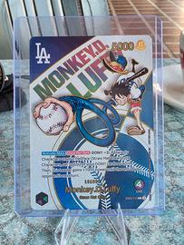 Carta da collezione One Piece Monkey D Luffy 