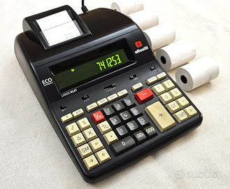 OLIVETTI LOGOS 914T TERMICA CALCOLATRICE PRO+CARTA