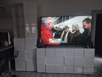 Pare attrezzata Soggiorno Credenza mobile vetrina 