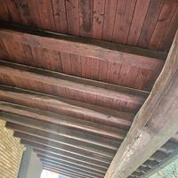 tettoia in legno massello