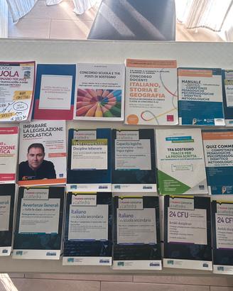 23 Libri concorso scuola- Italiano e TFA