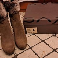 Stivale donna camoscio cashmere tg 36 Sax