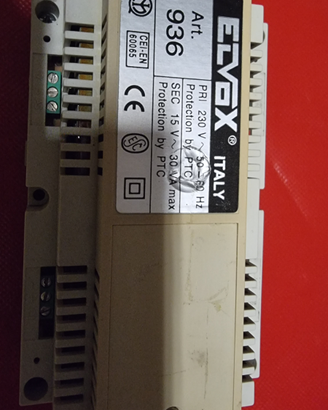 Alimentatore ELVOX PER CITOFONI INTERCOMUNICANTI