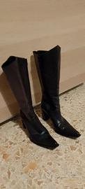 Stivali in vera pelle donna Vic matie