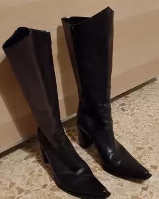 Stivali in vera pelle donna Vic matie