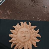 freggio per esterno, in terracotta grezza di Calta