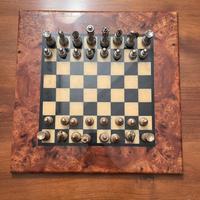 Scacchiera vintage in legno made in italy