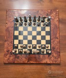 Scacchiera vintage in legno made in italy