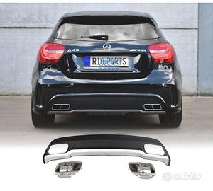 DIFFUSORE MERCEDES CLASSE A W176 12-18 LOOK AMG A4