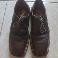 Scarpe uomo marroni in vera pelle firmate