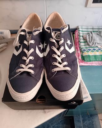 converse tela blu n.46.5