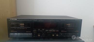 doppia piastra cassetta Pioneer ctw650r