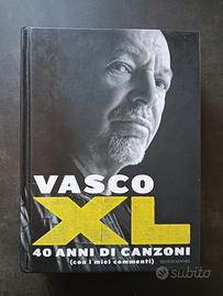 libro Vasco Rossi " Vasco XL" 40 anni di canzoni 